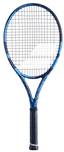 Babolat Pure Drive Tour Tennisschläger – besaitet mit 16 g weißem Babolat Syn Gut bei mittlerer Spannung (11,4 cm Griff)