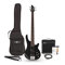 Gear4music Chicago Bassgitarre Set mit 15W Verstärker für Erwachsene Anfänger