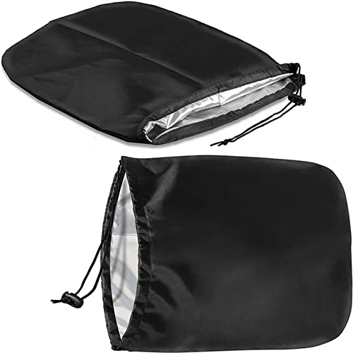 Shunfaji 1 Paar Auto Rückspiegel Schneeabdeckung Auto Außenspiegel Frostabdeckung, Oxford-Tuch Wasserdicht Spiegel Frostschutz Abdeckung Universal Seitenspiegelabdeckung für Auto (33 * 27cm)