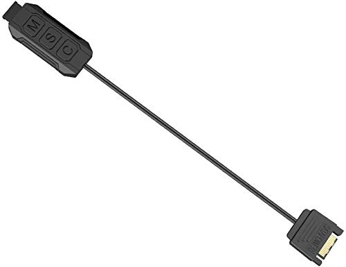 Mcclellanty Cable Controlador RGB, PC5V ARGB Caja de CPU Ventilador FríO Tira de Luz LED Barra de LáMpara RefrigeracióN por Agua Control Aura, Alimentado por SATA/Molex