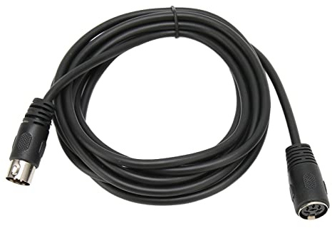 VBESTLIFE Cavo di Prolunga DIN a 6 Pin, Cavo di Prolunga DIN da 6 Pin Maschio a Femmina Cavo di Prolunga per Connessione Segnale Audio Dati Cavo Adattatore AV per Dispositivi Audio