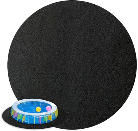 Large Non-slip Hot Tub Mat for Outdoors With Thick Washable Liner Pad - Inflatable Swimming Pool and Lazy Spa Protection