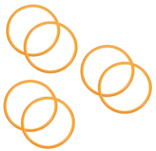 Alipis 3 Sätze Dichtring Für Schnellkochtöpfe Hochdruckkocher Dichtungsring Druckkochtopf Zubehör Kochtopf-zubehör Dichtungsringe Zubehör Für Schnellkochtöpfe Kieselgel Orange 2 Stück * 3