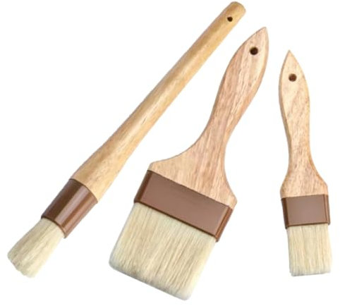 IWOWHERO 3stücke Küchenölpinsel Grillpinsel Backpinsel Speiseölpinsel Haushaltsölpinsel Ölpinsel Grillpinsel Backborstenpinsel Ölpinsel