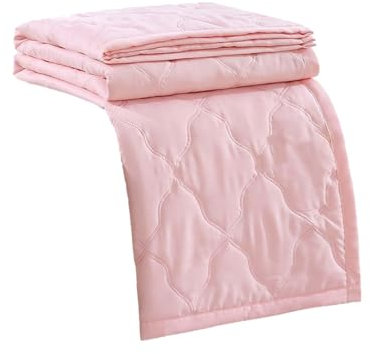 cfpqv Sommerdecke, Bettdecke, hautfreundlich, einfarbig, Bedruckt, Bettdecke aus gewaschener Baumwolle, kühle Bettdecke, heißes Schlafen, Sommerdecke, belüftete Bettdecke Decke (Pink, D200*230cm)