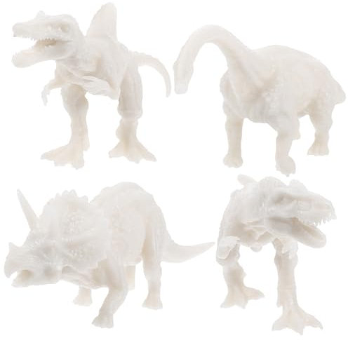 Supvox 4stücke Dinosaurier-malspielzeug Für Junge Mädchen DIY-Dinosaurier-Spielzeug Aus Hochwertigem Dinosaurier-Modell Zum Montieren Dino-Spielzeug Zum Zeichnen Und Lernen