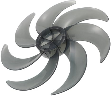 MUELODSIC Pales de Rechange Universelles en Plastique 30 CM 7 Lames pour Ventilateur sur Pied et Ventilateur de Plafond Hélice Silencieuse et Équilibrée Remplacement d'Intérieur