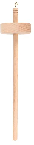 DANAIXZ Fuso di filato di legno Fuso fatto a mano in legno di faggio per maglieria, tessitura, uncinetto, lavorazione fai-da-te, sbiadimento, durevole, liscio, strumento di filatur