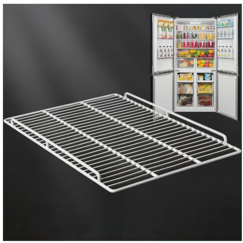 Grille de réfrigérateur en acier avec double garde-corp support congélateur