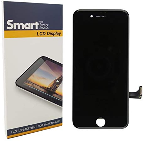 Smartex® New Écran LCD Noir Compatible avec iPhone 7 / Display LCD Retina et Vitre Tactile
