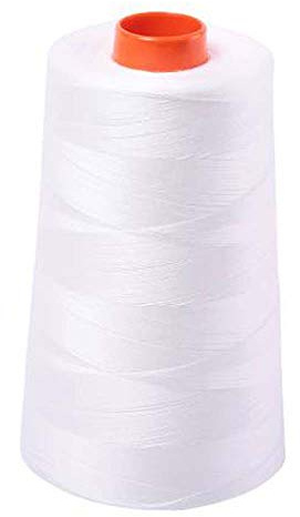 Aurifil 2021 50 Wt 100% bomullstråd, 6 452 Yard kon naturlig vit (4667)
