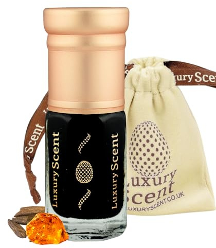 Perfume Oil Deer Musk Dip-Stick 3ml – Long Lasting Alcohol Free Arabian Attar – Premium Quality Unisex Fragrance with Deep Animalic Musky Amber Agarwood Notes for Men and Women by Luxury Scent