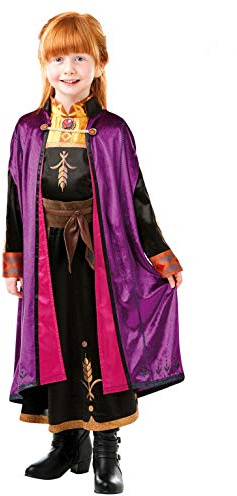 Disney Disfraz Anna Travel Frozen2 Deluxe, Multicolor, S