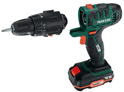 Parkside Strumento multifunzione 4 in 1: Trapano/Sega a Gattuccio/Levigatrice Multifunzione/Funzionalità senza fili