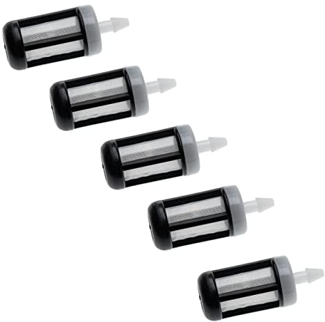vhbw 5x Kraftstofffilter kompatibel mit Stihl FS 360 | FS 40, FS 36, FS 310, FS 350 Gartengeräte z.B. Motorsäge, Motorsense