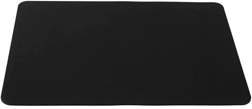 silmo Mauspad 32 x 27 cm Schwarz Stoff Mousepad - Mittelgroß, rutschfest & leise, für Gaming Büro Office Homeoffice - 320 x 270 mm Mouse Pad Mat - Mausunterlage für alle Maus Arten