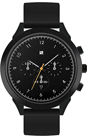 Spirit Gents Silicone Strap with Black Casing Analogue Watch ASPG42