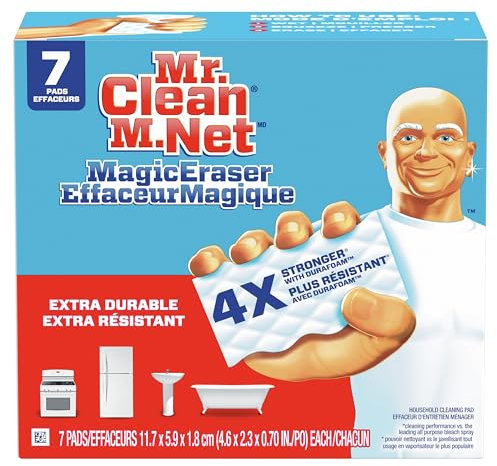 Mr. Clean Scouring Pad, Foam, White, 1