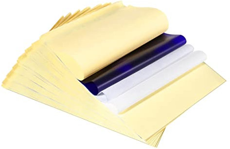NUOBESTY 60stücke Transferpapier Format Transparentpapier Für Schablonen Kompatibel Mit Thermokopiergeräten Für Bildübertragung