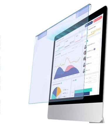 Displayschutzfolie für 12-27 Zoll Display zum Aufhängen,Anti-Blaulichtfilter und Displayschutzfolie Augen mit Blendschutz Computer-Bildschirme,Hängender Anti-Blaulichtfilter für Computer/Desktops