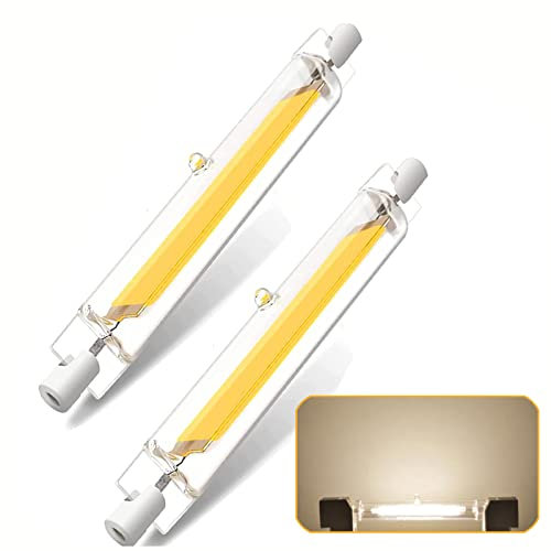 FDHVCB R7S LED 118MM Dimmbar Lampen- 20W LED R7S 118MM Leuchtmittel Naturweiß 4500K 2000Lm Ersatz für 100W Halogenlampen,Kein Flackern, 360° Strahlbeleuchtung, AC 220V-240V, 2er Pack
