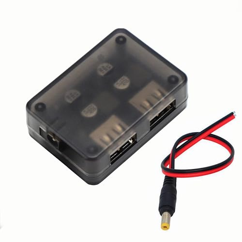 RPTCOTU DC to 5V USB Buck Converter, Dual USB Port Fast Charger Board, Auto Power Supply Adapter, 6-30V 2.5A 12V 24V to 5V 9V Voltage Step Down Regulator, Car Volt Transformer(2.5A PVC).