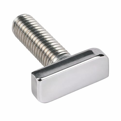 Hammerkopfschraube M10 x 80 mm Edelstahl A2 rostfrei Typ 28/15 | Solar Photovoltaik Ankerschiene Montageschiene C-Profil | 10 Stück