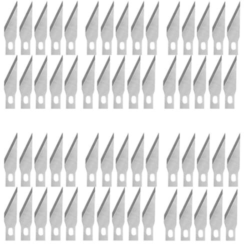 Chavisenty 100 StüCk Xacto Blades Premium Sharp Messerklingen 11 - Schneidwerkzeug Aus Kohlenstoffstahl
