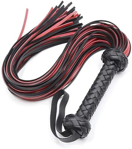 Whip Riding Equestrian Dressage Long Adult Flogger Red Whip Crop 30in