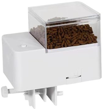 Automatic Fish Food Dispenser | Automatic Timer for Flakes, Accessories for Aquariums, Turtles, Hamsters, Freshwater and Saltwater Pools