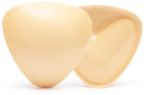 HAVENPEAK Double-Sided Adhesive Bra Inserts Pads for Women | Reusable, Waterproof Push-Up Inserts | Soft, Breathable Lift Cups for Bikni, Bras, Tops & Swimwear, A–G Cup Sizes (Nude, Medium)