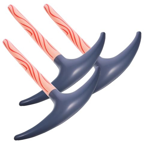 FIXOSHEE 3pezzi Piccone Gonfiabile in PVC per Feste Giocattolo Forma di Piccone per Compleanno Decorazione Leggera e Trasportabile per Ragazzo Ragazza Ragazza