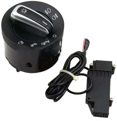 pulsante comando faro Compatibile Con Per Tiguan 2008 2009 2010 2011 2012 Faro Fendinebbia Interruttore Controllo Cablaggio 5ND941431B Pezzi Ricambio(Set)