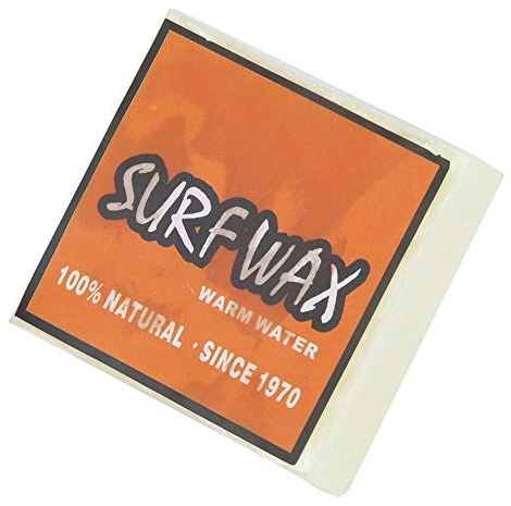 Ausla Surfvax, Lättviktigt och Antislip Surfbrädevax för Bättre Grepp, Lämplig för Skimboards och Skateboards, Perfekt för Användning i Varmt och Kallt Vatten (Orange)