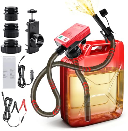 SYNJAUPO Bomba de combustible con sensor de parada automática, 3.2 GPM (12 L/min)