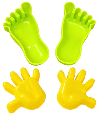 Générique Sandform för barn - interaktiv hand-öga-koordination | sandskulpturleksak handfotspår - för pojkar, flickor, förskola, park, trädgård, skola