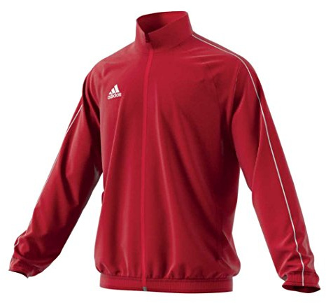adidas Mäns Core 18-cv3686 sportjacka Power röd/vit S