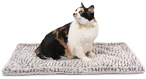 Self Heating Cat Pad Self Warming Bed 27.5 x 18.5 Thermal Heated Cat Mat Extra Warm Pet Mat for Outdoor and Indoor Large Kittens Small Puppy Pets