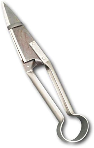 DUE BUOI FORBICE TOSAPECORA MANUALE DRITTA DB 160/34 LUNGA 34 cm CON LAMA DA 16 cm