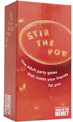 WHAT DO YOU MEME? Stir The Pot - The Party Game That Roasts Your Friends - Adult Card Games for Game Night