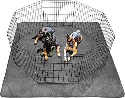 Dog Pee Pad Washable Extra Large 182x182cm Instant Absorb Training Pads | Non-Slip Pet Playpen Mat Waterproof Reusable Floor Mat for Puppy Senior Dog Whelping Incontinence Housebreaking