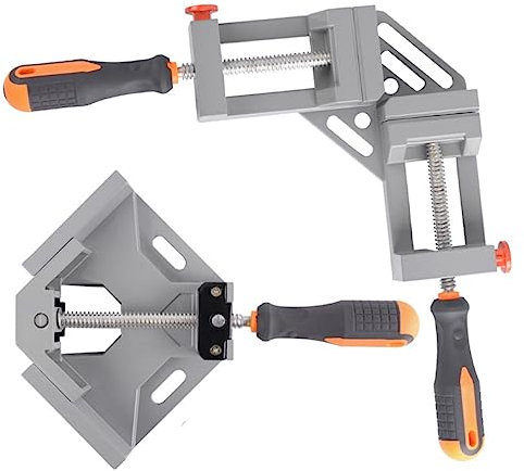 DOITOOL 90-grad-winkelklemme Mit Einzelgriff Einfach Einzustellen Für Holzarbeiten Und Projekte (grau) Zufällige Farbe