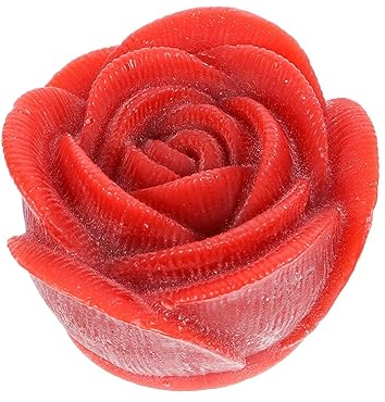 Garneck 3stücke Romantische -rosenkerze Mit Timer Flammenlose Deko-lampe Für Partys Hochzeiten Und Valentinstag Und Langlebig Klassischem