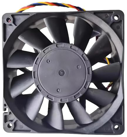 BoBoBn Ventola con Cuscinetto a Sfera PFC1212DE 12V 120x120x38mm 4 Fili for Delta 12038 1238 120mm 4.80A Ventole di Raffreddamento Airflow Miner ad Alta velocità