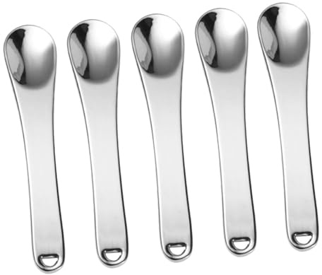 HAMPPLIES 5pcs Makeup Spatulas Cosmetic Scoops Beauty Face Applicators Eye Cream Facial Spatula Eye Scoop