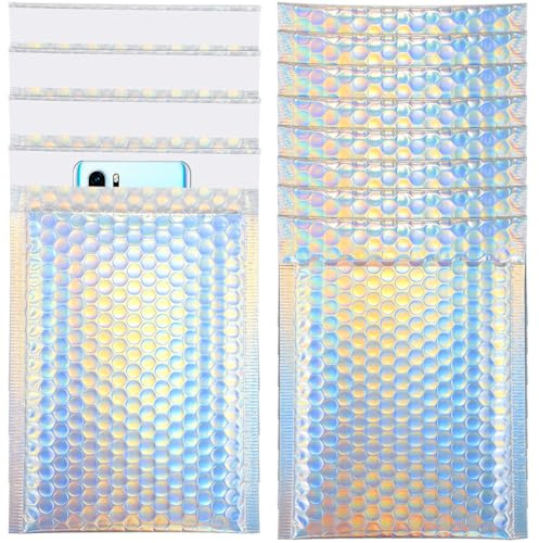 BESTonZON Enveloppes Bulles 12 Pcs Auto-Adhésives pour Expédition Sécurisée de Téléphones et Accessoires