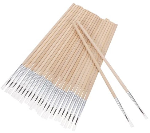 HEMOTON 24 Pièces Lot de 24 Brosses Pollinisatrices 1,5 Cm pour Fleurs et Légumes, Outil Manuel de Pollinisation Solide, Accessoire de Jardinage pour Fruits, Potager et Serrage, Pinceaux