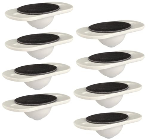 WRITWAA Self Adhesive Caster Wheels Mini Swivel Wheels 360 Degree Rotation Sticky Pulley for-Bed Storage Boxes Furniture Trash Can (8 Pieces)