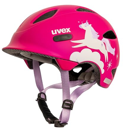 uvex OYO Style - Leichter Fahrradhelm für Kinder - individuelle Größenanpassung - pink Unicorn matt 50-54