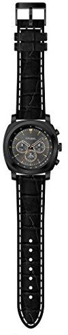 Lifemax Chronograph Style Atomic Talking Watch with Black Leather